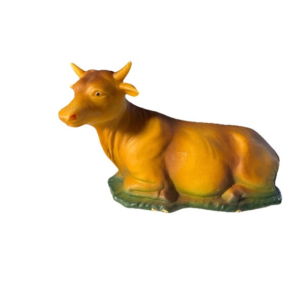 Nativity Piece Art Plastic Co. 1960s Vintage Cow Replacement Piece Christmas - Picture 1 of 6